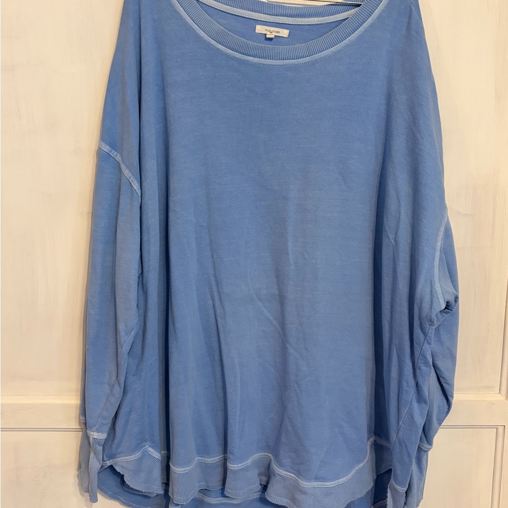 Maurices Light Blue Sweatshirt